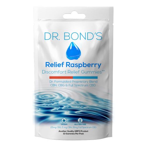 Dr. Bond's Relief Raspberry Discomfort Relief Gummies